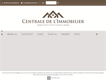 Tablet Screenshot of centralimmo.fr